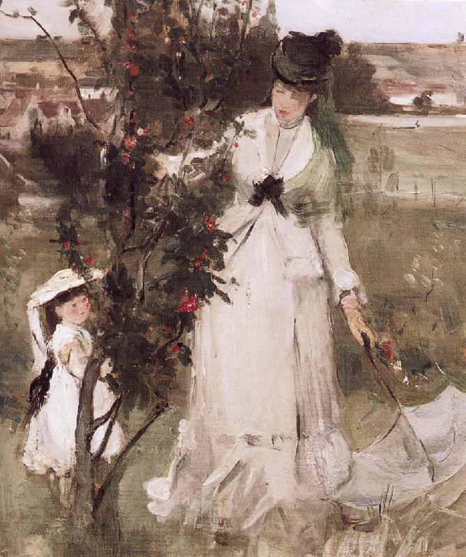 Berthe Morisot Detail of Hide and seek Norge oil painting art
